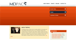 Desktop Screenshot of mdpac.org