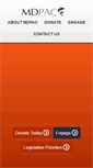 Mobile Screenshot of mdpac.org